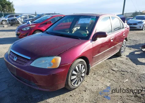 2002 Honda Civic Ex from USA, damaged, VIN 1HGES26772L038859